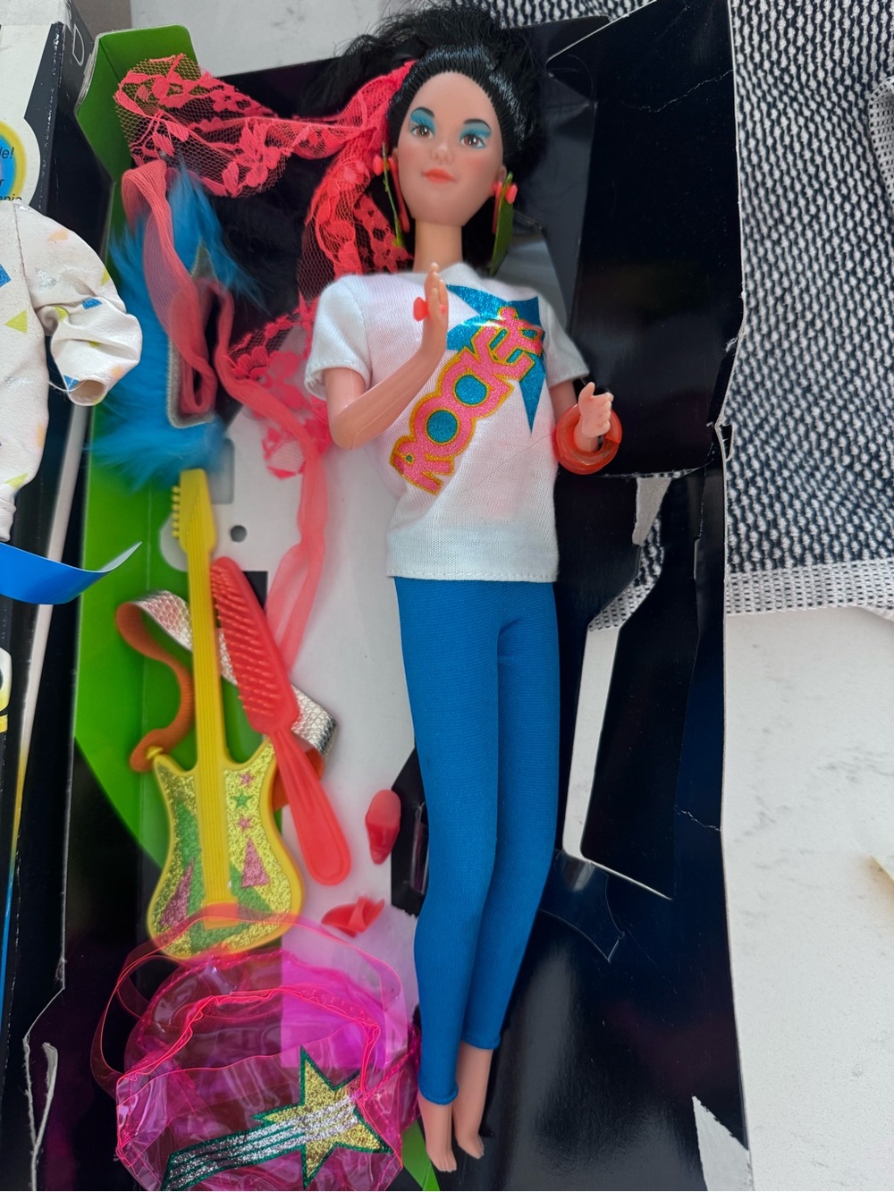 Vintage Dana doll opened but is in new condition with accessories